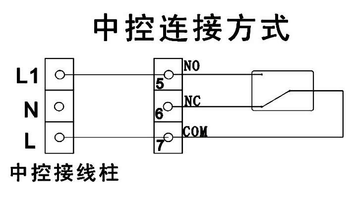 地暖溫控器和中央分室溫控器接線圖