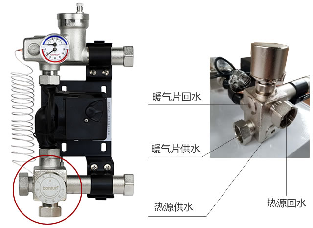 地暖暖氣片兩種熱水